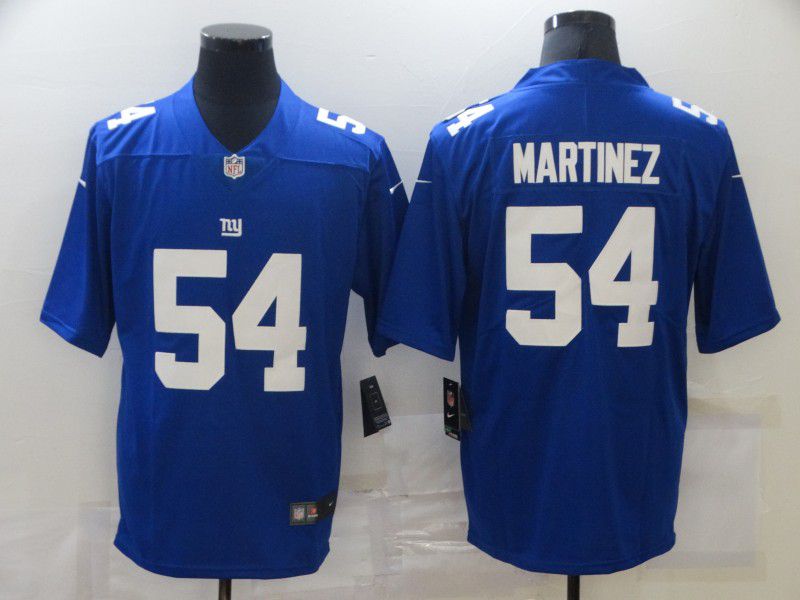 Men New York Giants #54 Martinez Blue Nike Limited Vapor Untouchable NFL Jerseys->baltimore ravens->NFL Jersey